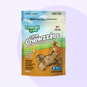 Emerald Pet Dog Snack Little Chewzzies Mantequilla Maní