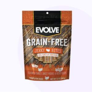 Evolve Grain Free Jerky Pavo Perro