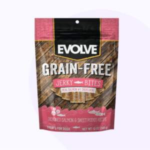 Evolve Grain Free Jerky Salmón Perro